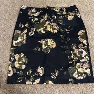 Floral Pencil Skirt